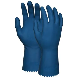 5070B Memphis Gloves Canners Gloves, Small, Latex, Blue, 12 Inch L