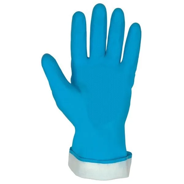 5299PB MCR Safety Flock Lined Gloves, X-Large, Latex, Blue, 12 Inch L