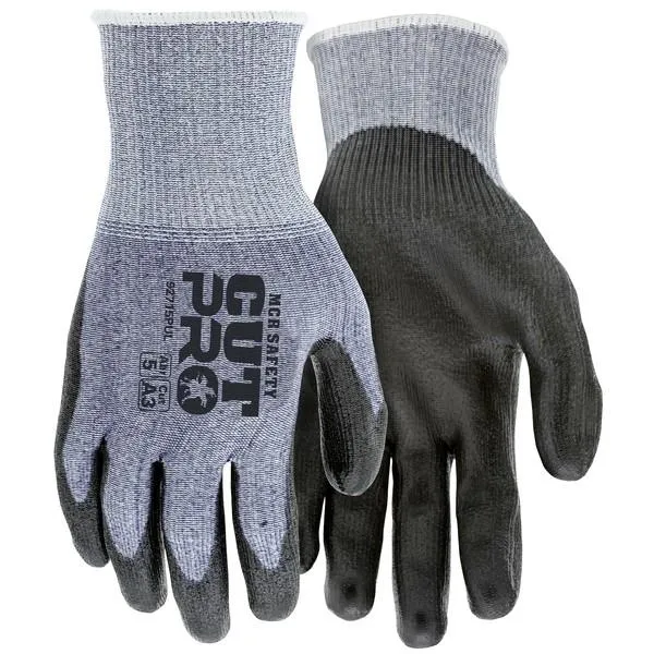 92715PUM MCR Safety CutPro Cut Resistant Gloves, Hypermax, Medium, Black