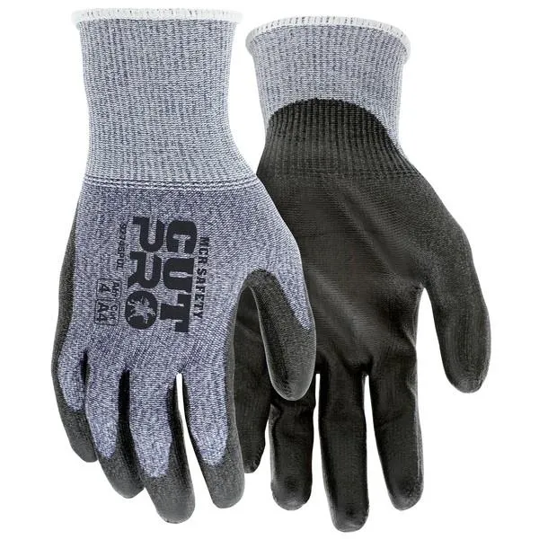 92745PUXL MCR Safety CutPro Cut Resistant Gloves, Hypermax, X-Large, Black