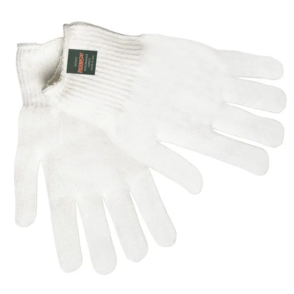 9620 MCR Safety Thermastat™ Gloves, Large, Acrylic, White