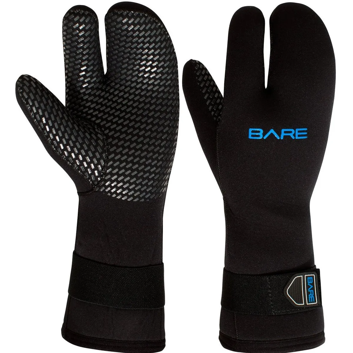 Bare 7mm Unisex Three-Finger Scuba Dive Mitts