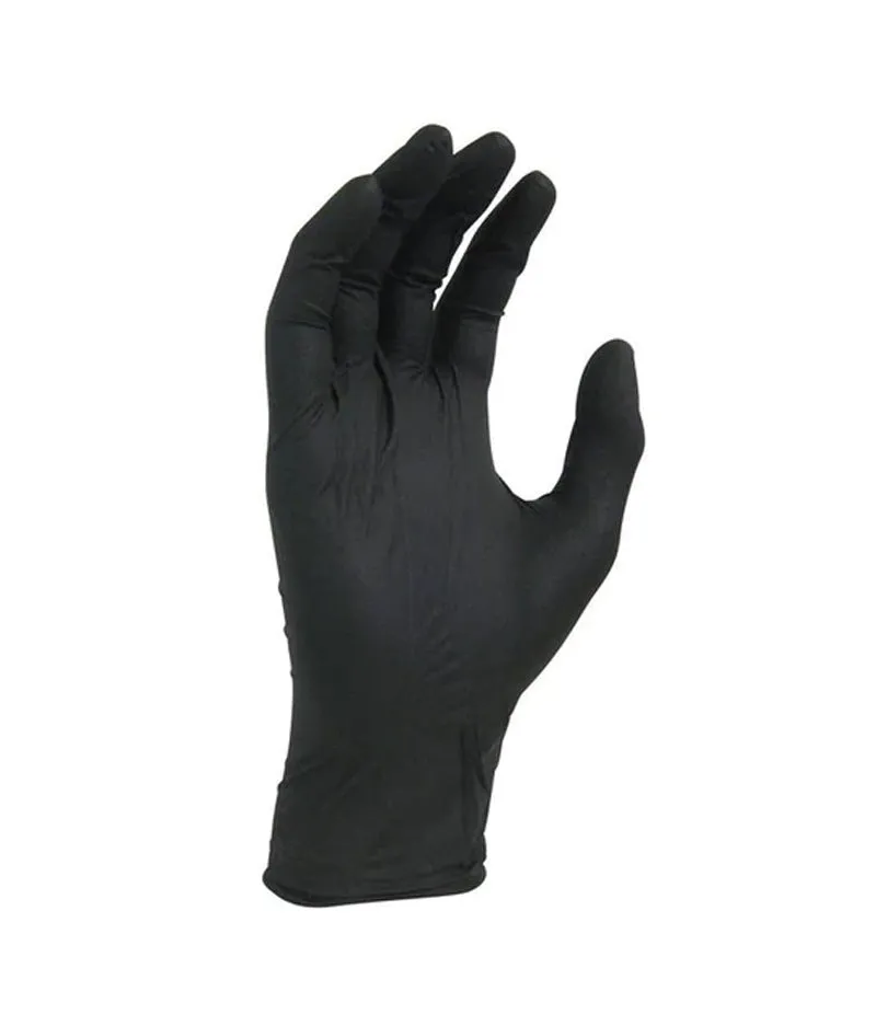 Black Shield Disposable Nitrile Gloves - 100pcs/box