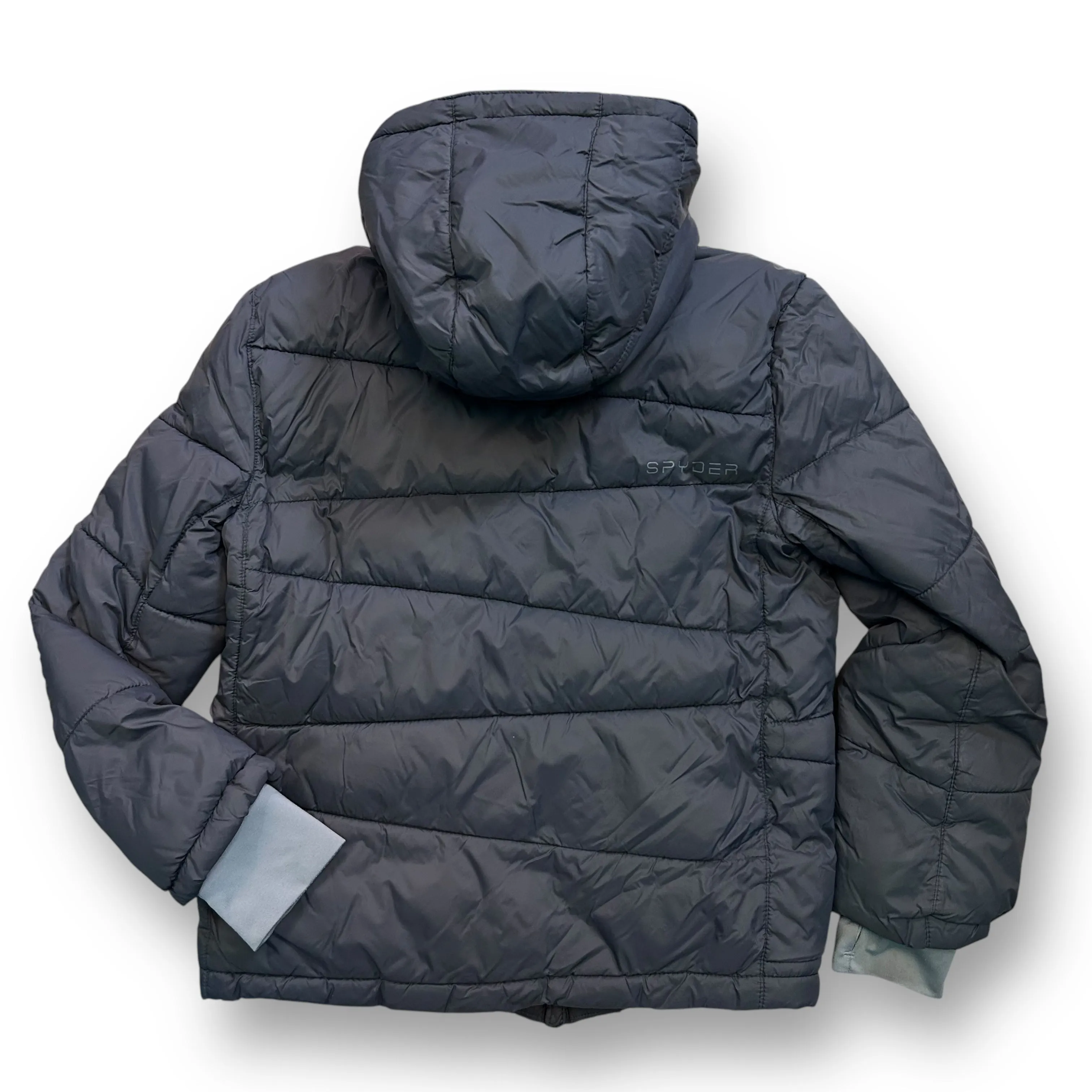 Boys Spyder Size 10/12 YMD Gray Winter Coat