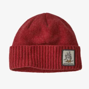 Brodeo beanie hat Patagonia, red