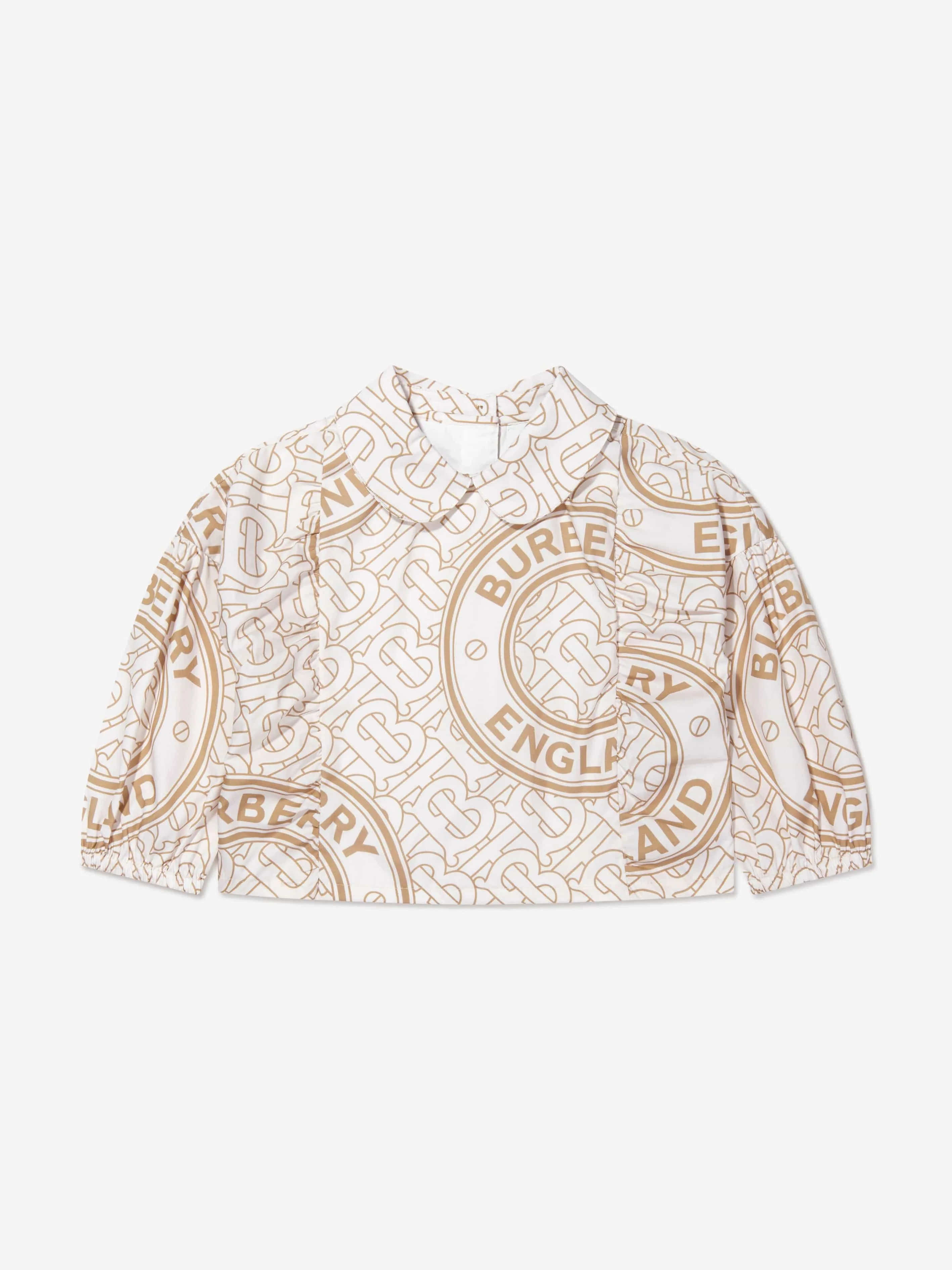 Burberry Girls Elora Logo Print Blouse