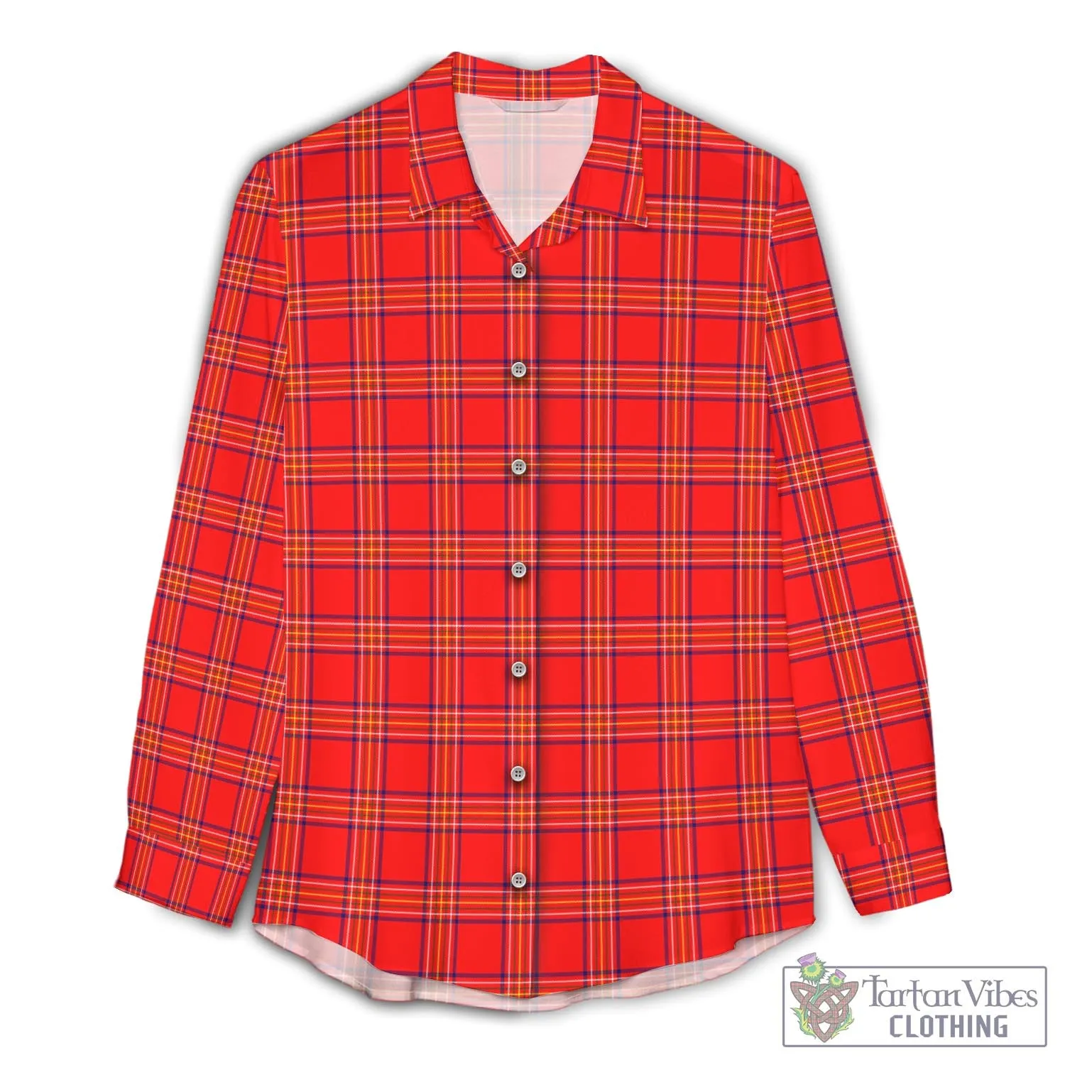 Burnett Modern Tartan Women's Casual Shirt