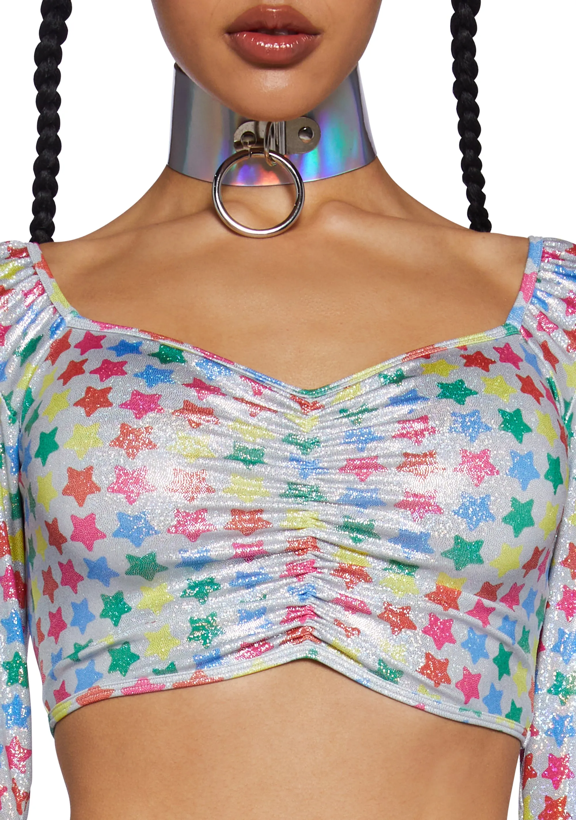 Celestial Prism Crop Top