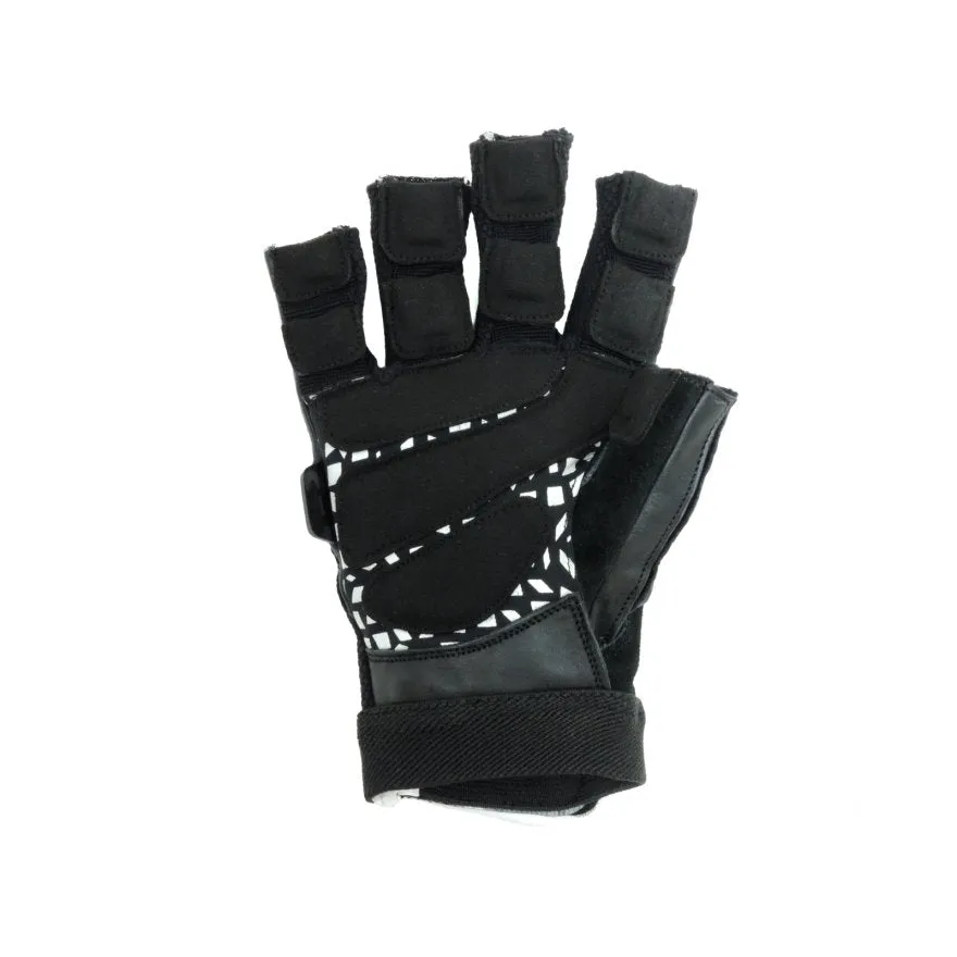 Contraband Black Label 5830 Premium Leather Weight Lifting Gloves w/ Super Grip Pads