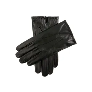 Dents Aviemore Men's Touchscreen Fleece Lined Leather Gloves 5-9202 BLACK