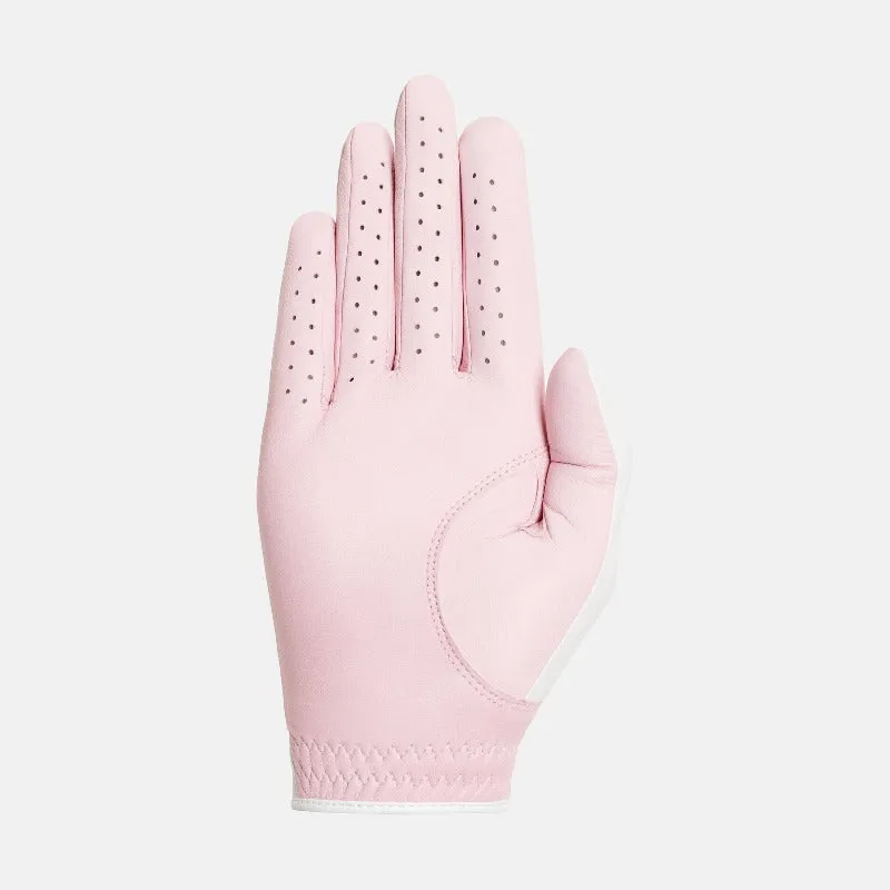 Duca Del Cosma Golf Glove - White/Pink