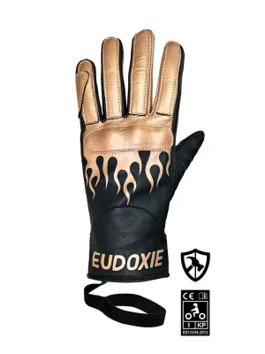 Eudoxie Jody Burn Ladies Motorcycle Gloves with Knuckle Armour