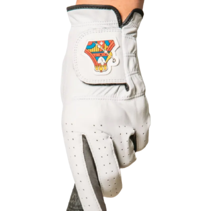 Foray Golf Glove Asher Queen - White