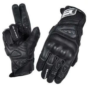 G-Mac Air Raid Short Leather / Mesh Gloves - Black