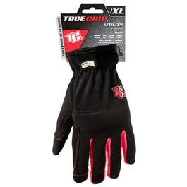 High-Performance Work Gloves, Black & Red, XL