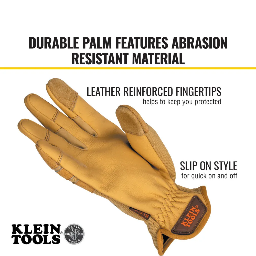 Klein 60607 Leather All Purpose Gloves, Medium