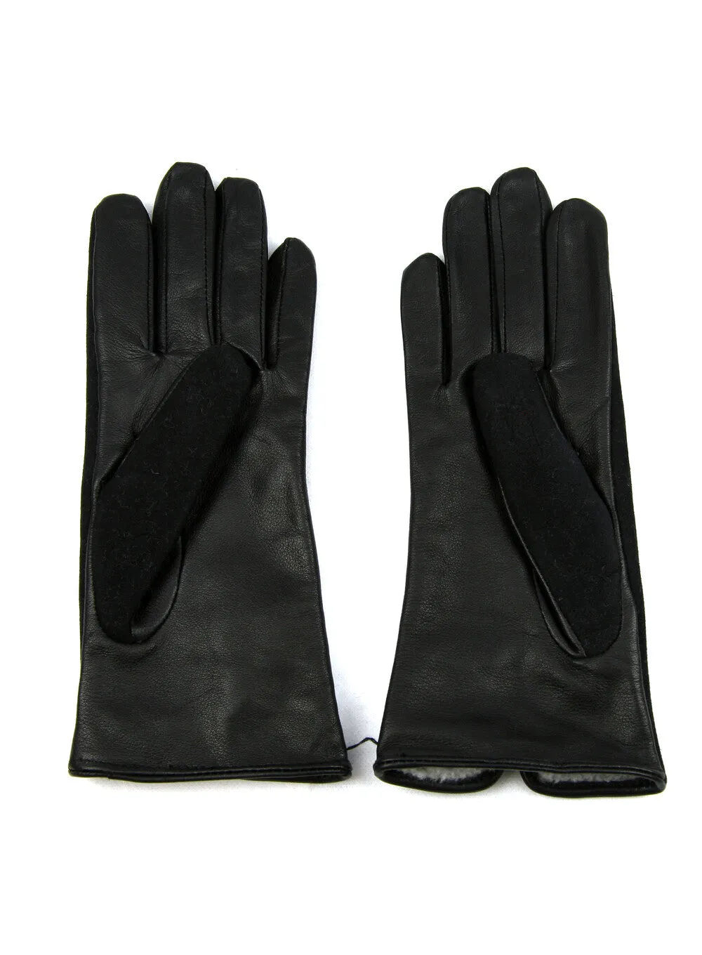 Ladies Leather Palm Lambskin Back Gloves