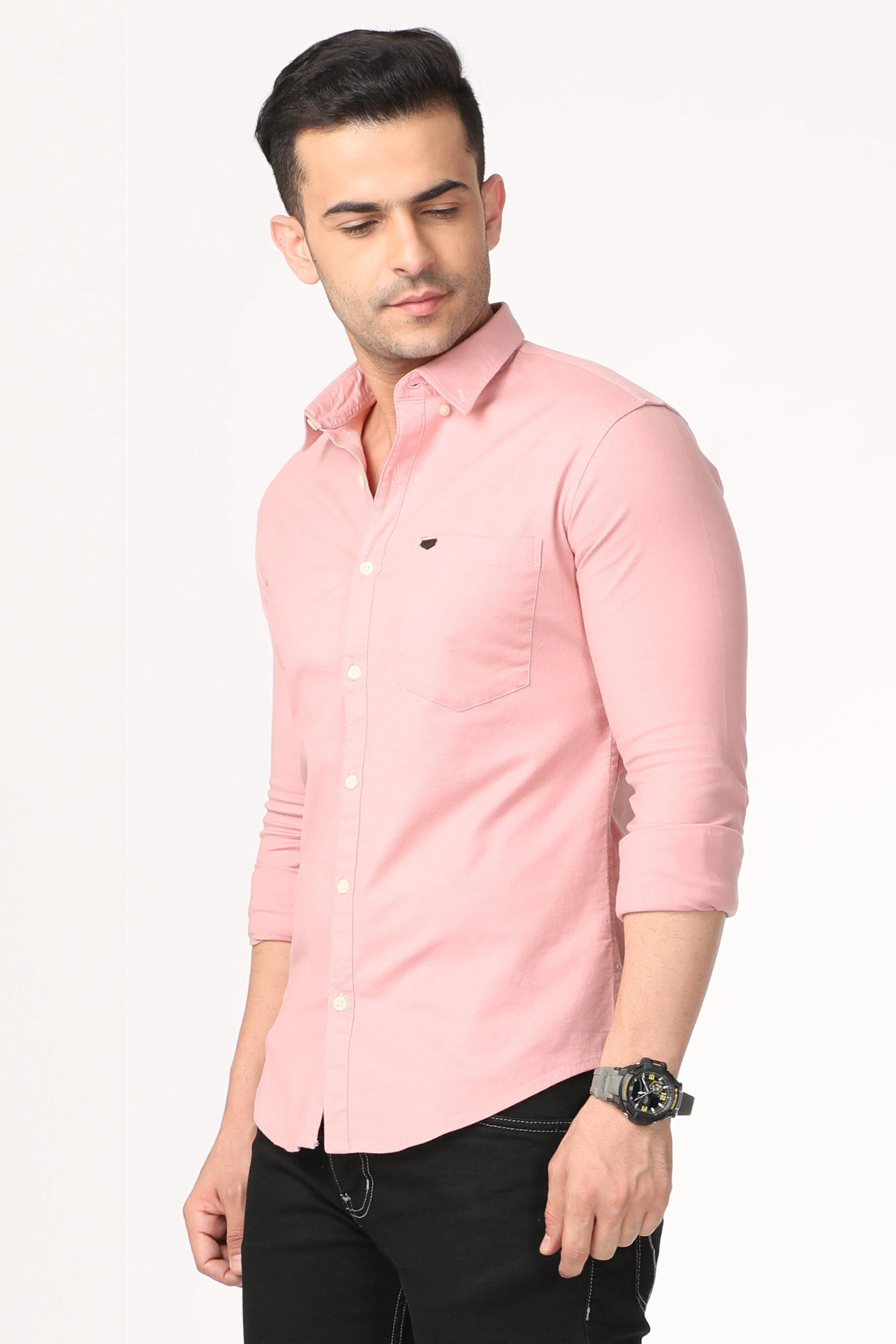 Light Rose Plain Shirt