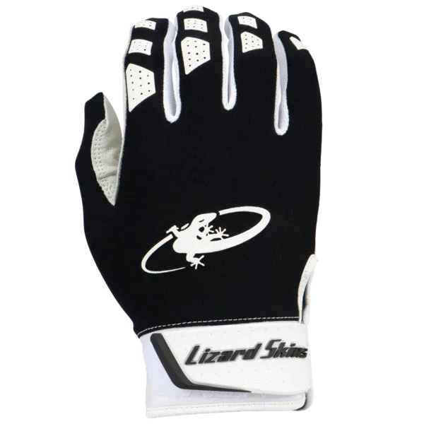 Lizard Skin Komodo V2 Batting Gloves - Jet Black - Extra Large