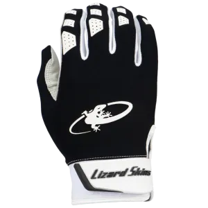 Lizard Skin Komodo V2 Batting Gloves - Jet Black - Youth Medium