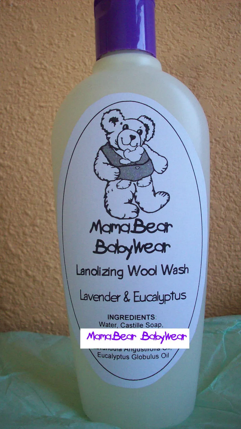 MamaBear Lanolizing Wool Wash For Hand or Machine Washing - 8.5 oz