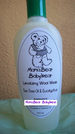 MamaBear Lanolizing Wool Wash For Hand or Machine Washing - 8.5 oz