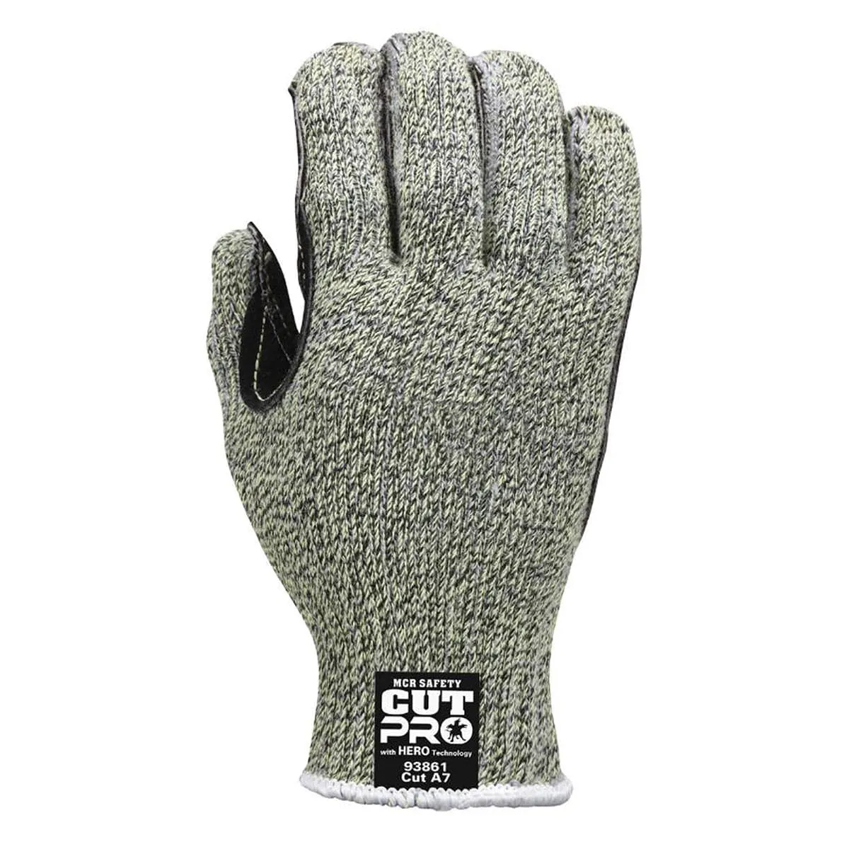 MCR Safety 12 Pr Cut Pro Hero 7 Gauge ARX Aramid Fiber Cut Resistant Work Gloves