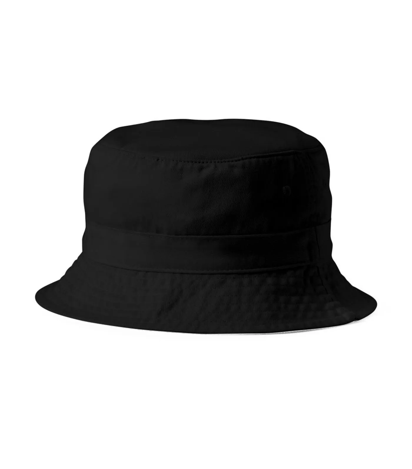 Men's Cotton Bucket Hat Polo Black