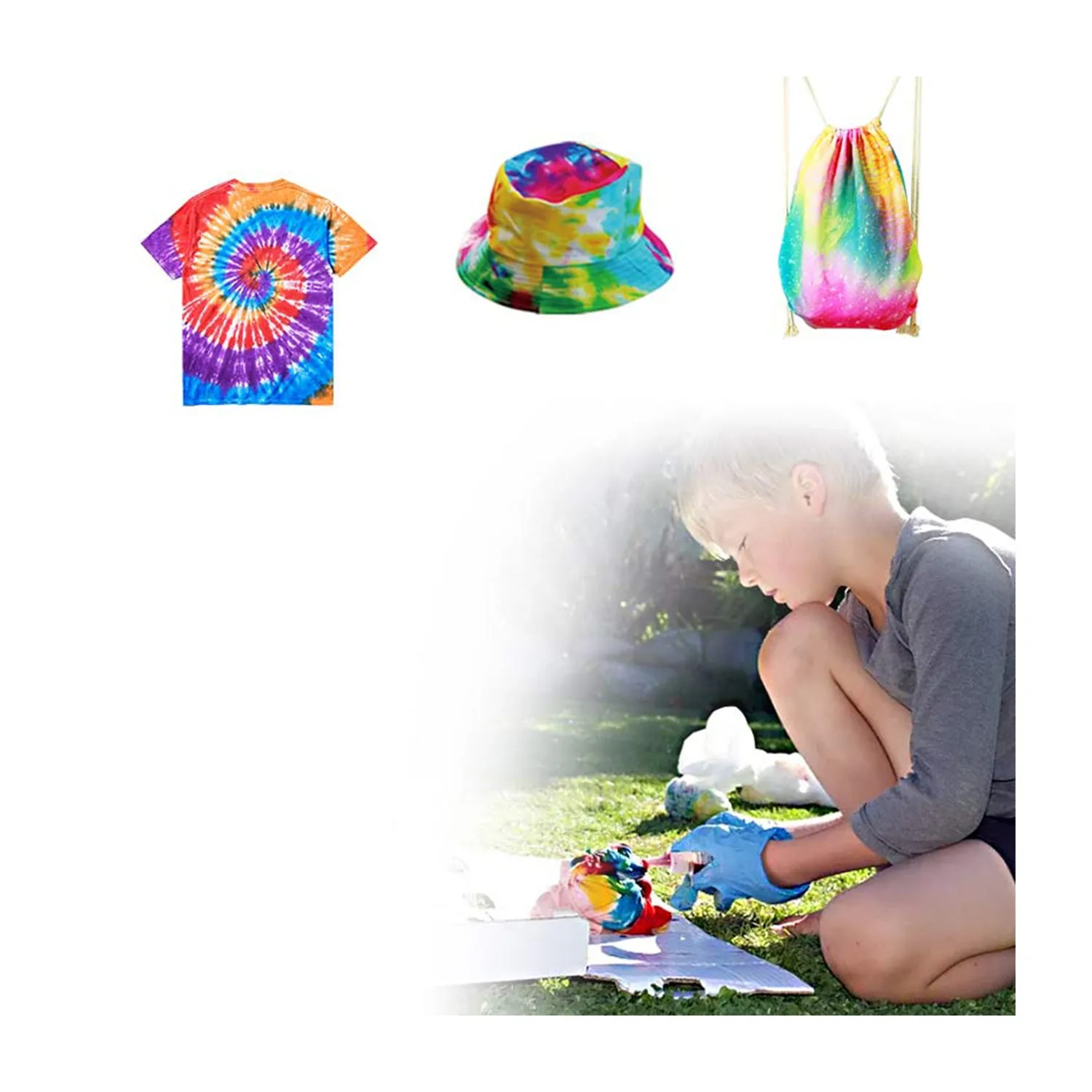 Poppy Crafts DIY Tie-Dye Kit - 18 Colours*