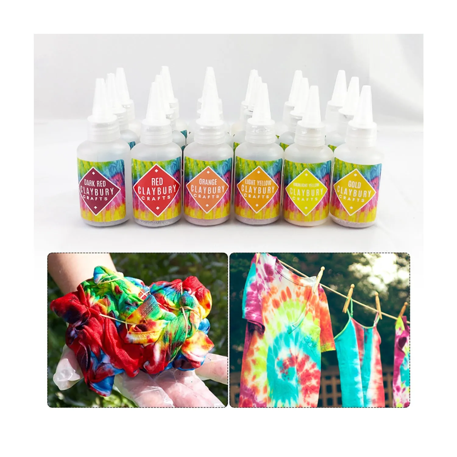 Poppy Crafts DIY Tie-Dye Kit - 18 Colours*