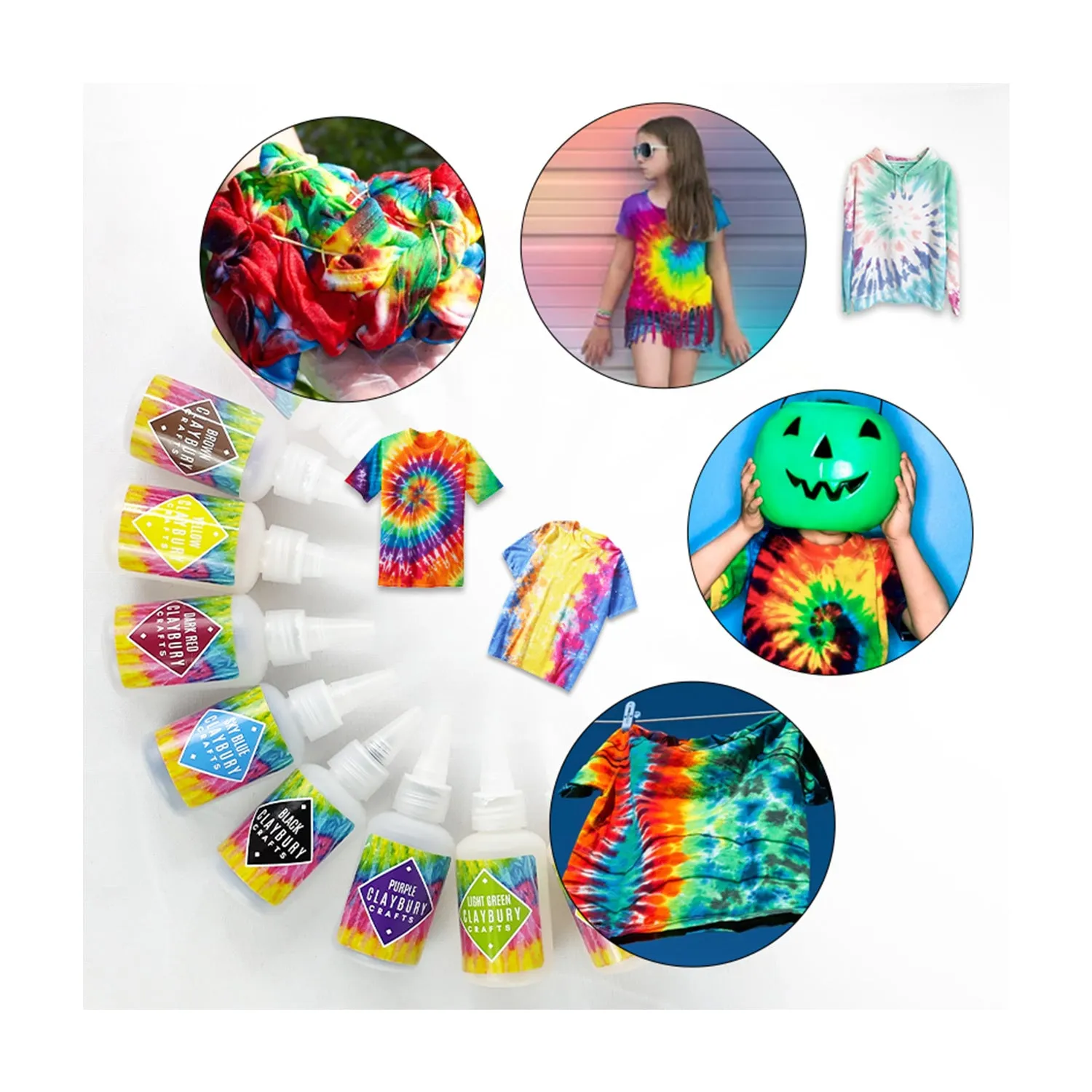 Poppy Crafts DIY Tie-Dye Kit - 18 Colours*