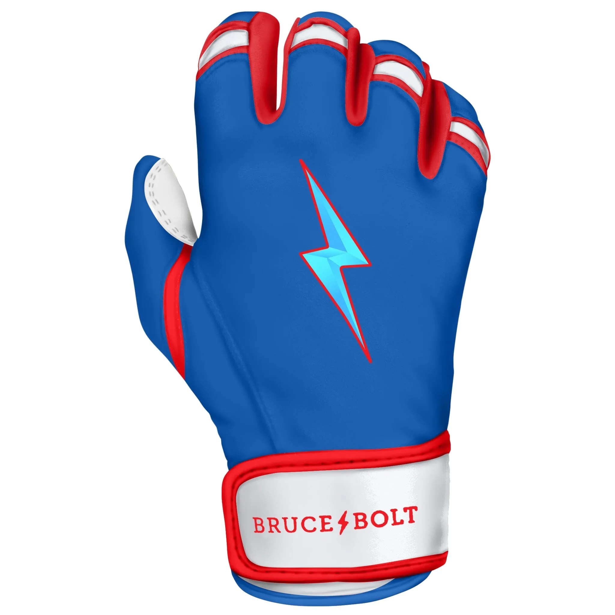 PREMIUM PRO Creator Series Short Cuff Batting Gloves | Outman Blue/Glow