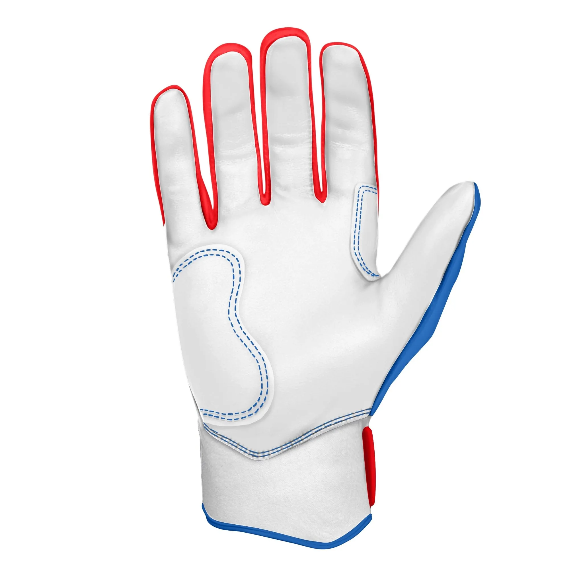 PREMIUM PRO Creator Series Short Cuff Batting Gloves | Outman Blue/Glow