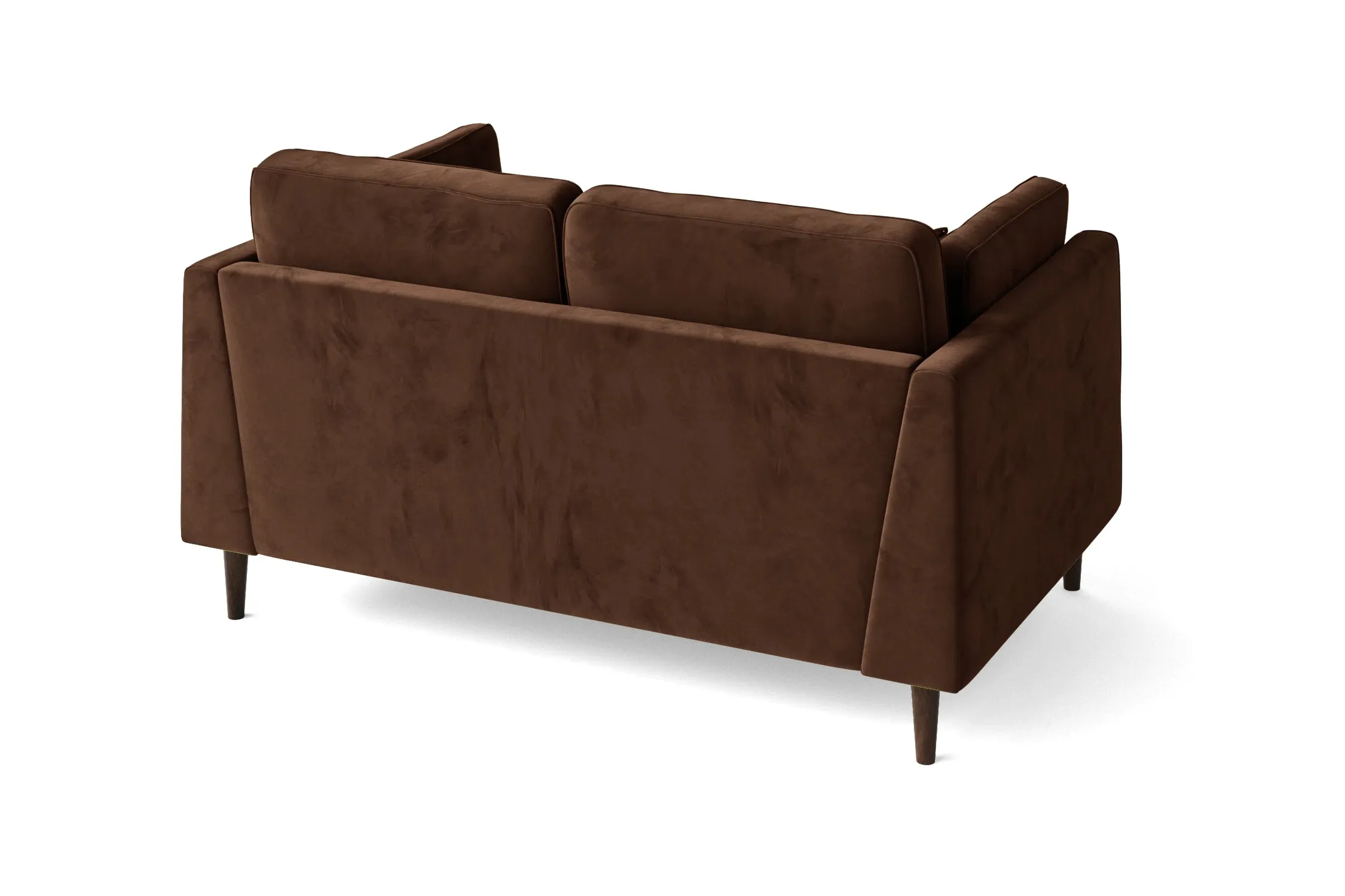 Ragusa 2 Seater Sofa Coffee Brown Velvet