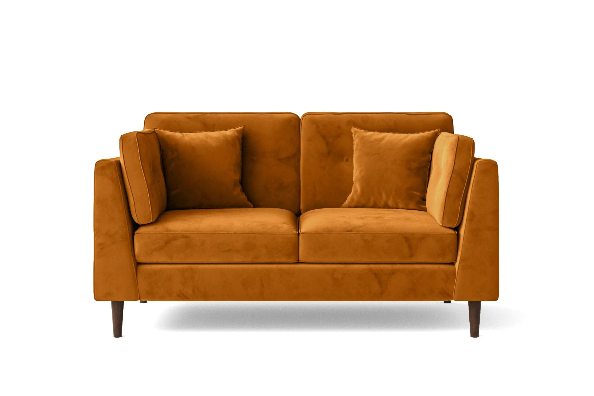 Ragusa 2 Seater Sofa Gold Velvet