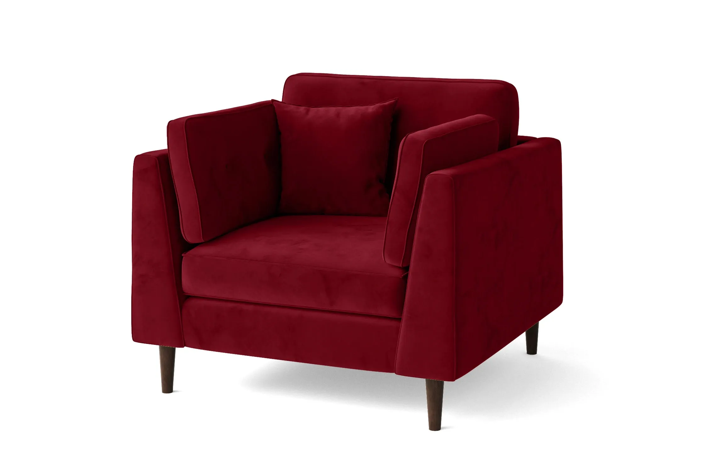 Ragusa Armchair Red Velvet