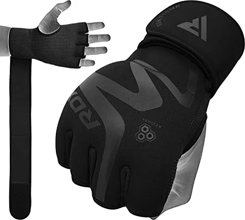 RDX Sports Grappling Glove Neoprene T15 Matte Black Large