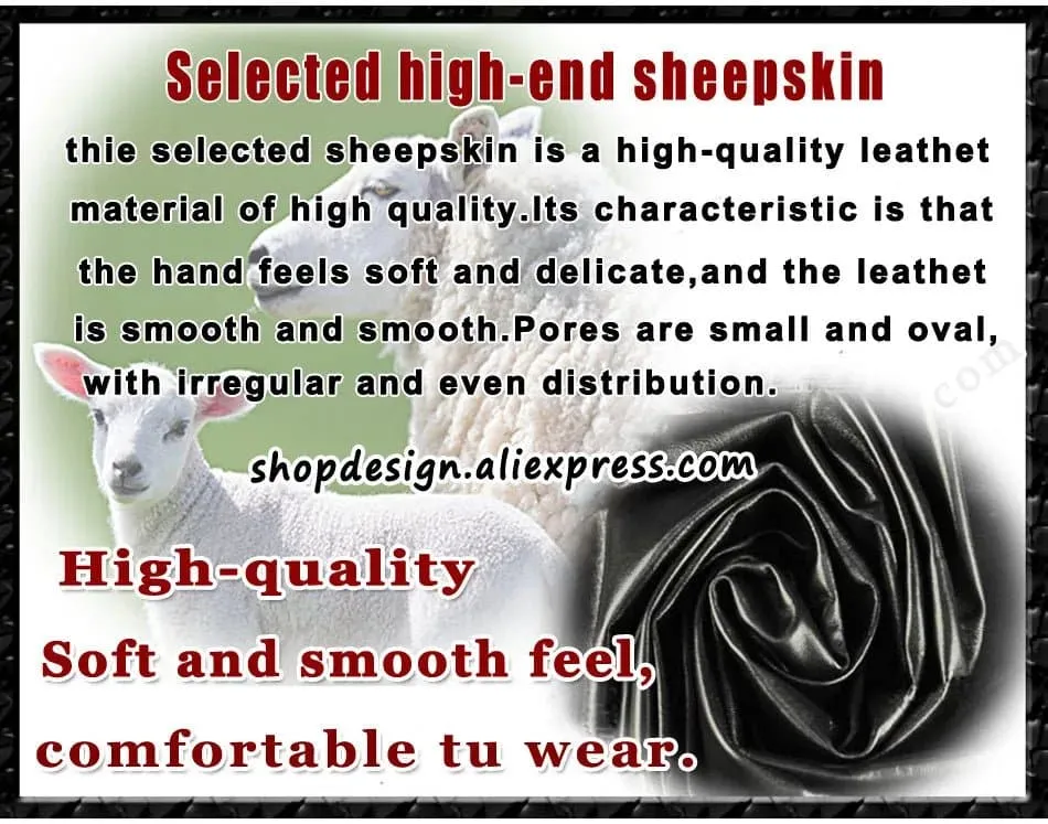 Sheepskin Fox Fur Gloves Women | Genuine Leather | Fashionable Wrist Length | Warm & Beautiful