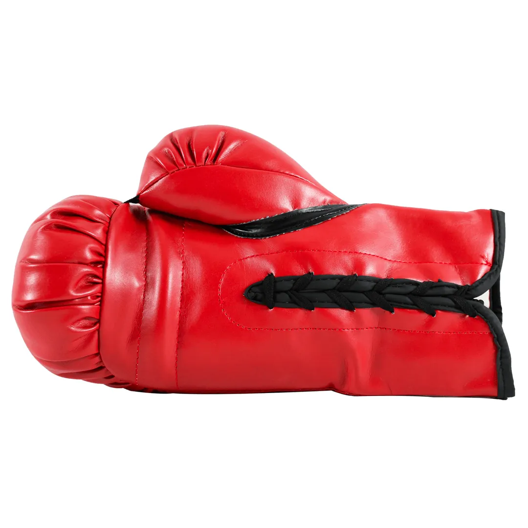 Tony Tucker Autographed Boxing Glove Red (JSA)