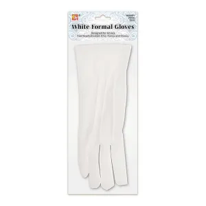 WHITE FORMAL GLOVES