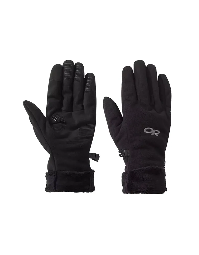 Women's Fuzzy Sensor Gloves